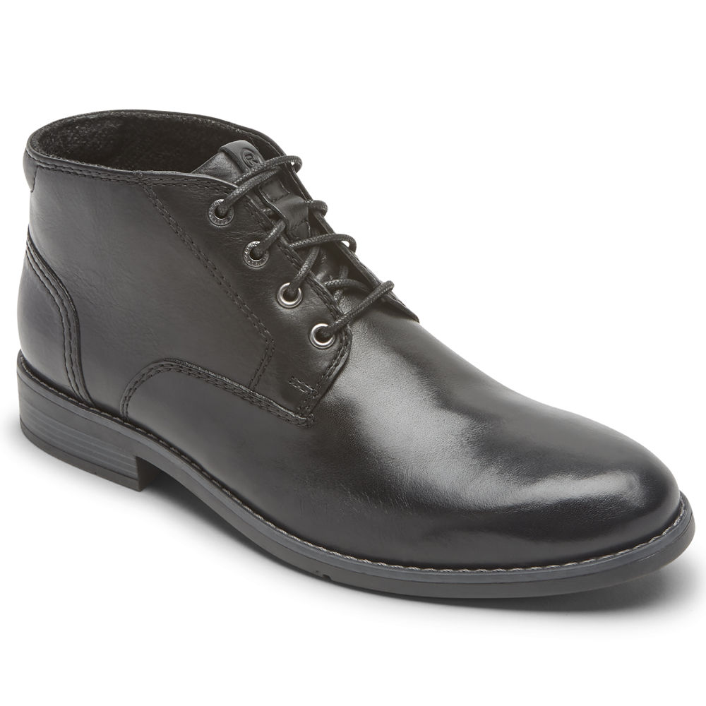 Rockport Singapore Mens Boots - Colden Chukka Black - CE5287963